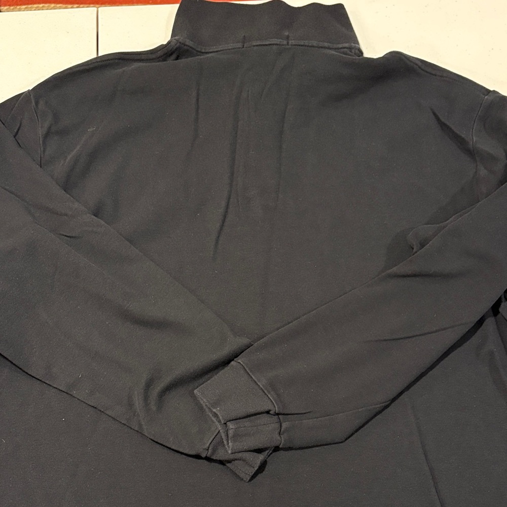Polo by Ralph Lauren Men's Black Long Sleeve Polo - Picture 4 of 6